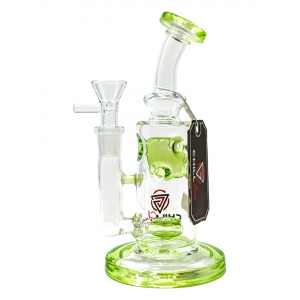 Chill Glass - 7" Fab Egg Shower Head Perc Water Pipe - [JLE-205]